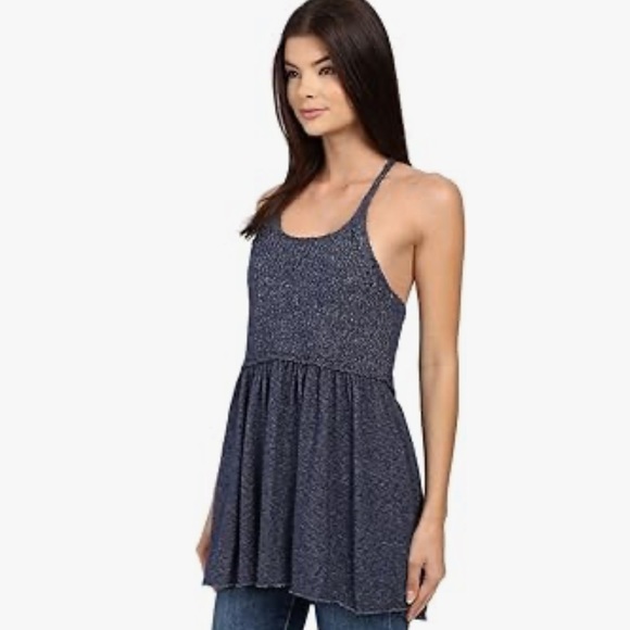 Free People Navy Textured Tunic - Picture 3 of 10